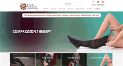 Desktop Screenshot of burnabyorthopaedic.com
